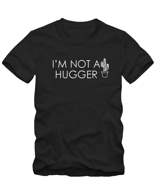 Marškinėliai I'm not a hugger